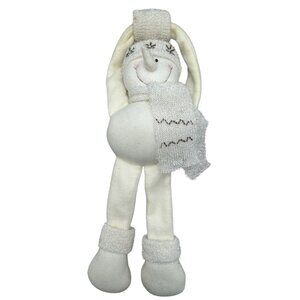 Ganz Christmas Snowman With Scarf & Mittens Plush Winter Decor READ